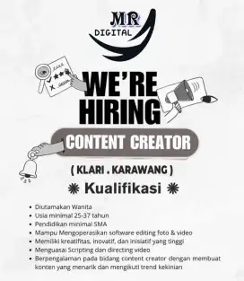 lowongan kerja konten kreator