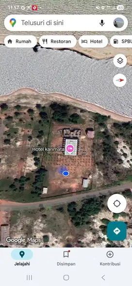 Lahan Hotel Karimata Strategis & Ekonomis Kendawangan Kalimantan Barat