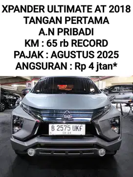 Mitsubishi Xpander Ultimate AT 2018 Tangan Pertama