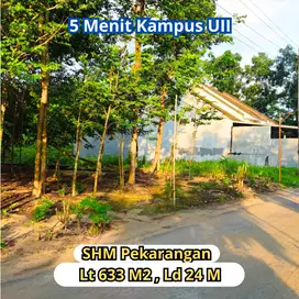 Dijual Tanah Kost Jogja Dekat Kampus UII Kaliurang SHM Pekarangan