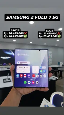 Samsung Z Fold 7 256GB murah