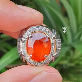 Batu Permata Natural Rare Pyrope Spessartine Garnet 7.54 Ct NTE Memo