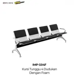 Kursi Tunggu 4 Dudukan + Busa IMPORTA IMP-G405 F