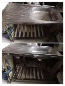 Tempat cuci piring 1mtr stainlist