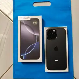 iPhone 16 pro max iBox black titanium 20 hari pake