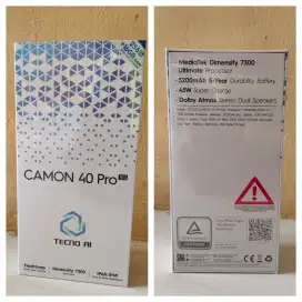 Camon 40 pro 5g 8/256 garansi resmi bnib