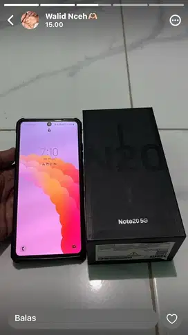 samsung note 20 fullset minus pemakaian aja