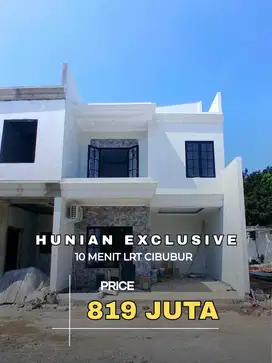 Hunian Strategis dekat tol cijago dan lrt cibubur harga 800 jutaan fre