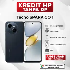 BISA KREDIT HP TECNO SPARK GO 1 4/64GB 4/128GB TANPA DP