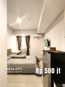 Dijual Unit Studio Termurah di Apartemen Barsa City