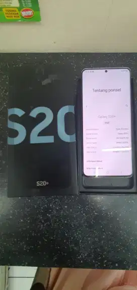 Bekas Samsung S20 Plus Ram 8/128 GB ,lengkap,mulusss