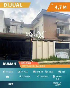 Rumah Mewah Di Perumahan Kartika Asri, Blimbing Malang(OLX774)