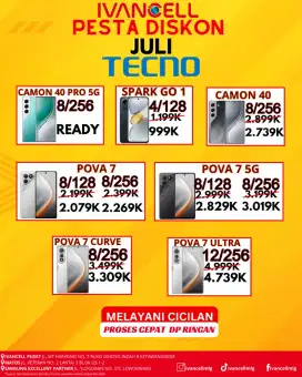 Tecno spark go 1 ram 8/128 new murah