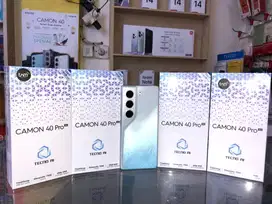 TECNO CAMON 40 pro 5G 8/256GB BARU, SEGEL/FRESH, BNIB, GARANSI RESMI