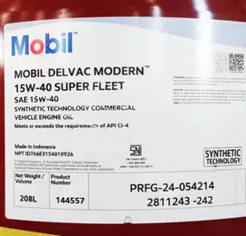 OLI MESIN MOBIL DELVAC MODERN 15W-40 SUPER FLEET