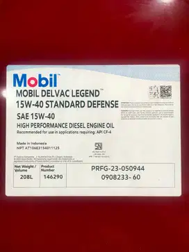 OLI MESIN MOBIL DELVAC LEGEND 15W-40 STANDARD DEFENSE