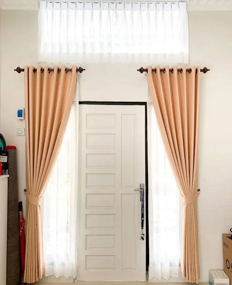 Jual & Pasang Gorden Vitrase Wallpaper Roller Blinds Korden Gordeng