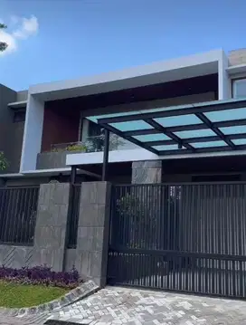 Rumah mewah furnish with pool surabaya barat