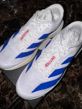 Adidas Adizero Evo SL White Royal Blue US8, EU 41 1/3