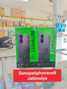 Infinix Smart 10 Ram 4+4/64 GB+Bonus Garansi Resmi Cash& Kredit