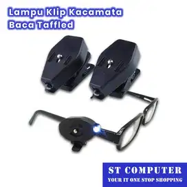 Lampu Klip Kacamata Baca Taffled
