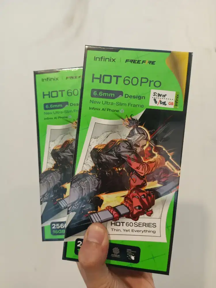 INFINIX HOT 60 PRO 8+8/256 NEW GARANSI RESMI