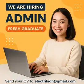 Lowongan Kerja Admin Wanita Fresh Graduate