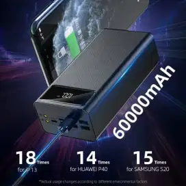 LENTIVEN PowerBank 60000mAh 4 USB Fast Charging