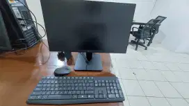 Mini PC dan monitor lengkap. 99% LIKE NEW