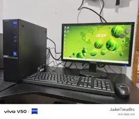 SET CPU PC OFFICE i5 12400 INTEL UHD RAM 16GB SSD 500GB NVME HDD 500GB