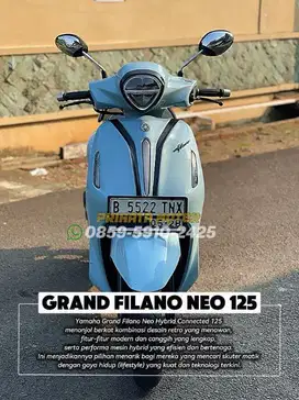 DP 3,1 Jutaan Yamaha Grand Fillano 125 Hybrid Neo 2023