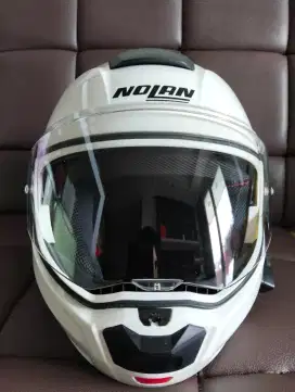 Jual Helm Nolan N90-3 type MODULAR SNI warna Pure White