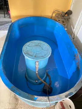 Dijual Kolam Ikan Fiber + Pompa