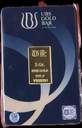 Emas batangan ubs 5 gram