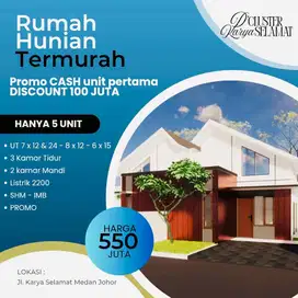 RUMAH MURAH 3KAMAR TIDUR MEDAN JOHOR