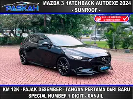 Auto Exe - LIMITED KM=12k Bunga=4,5% Mazda 3 Hacthback 2024 SUNROOF