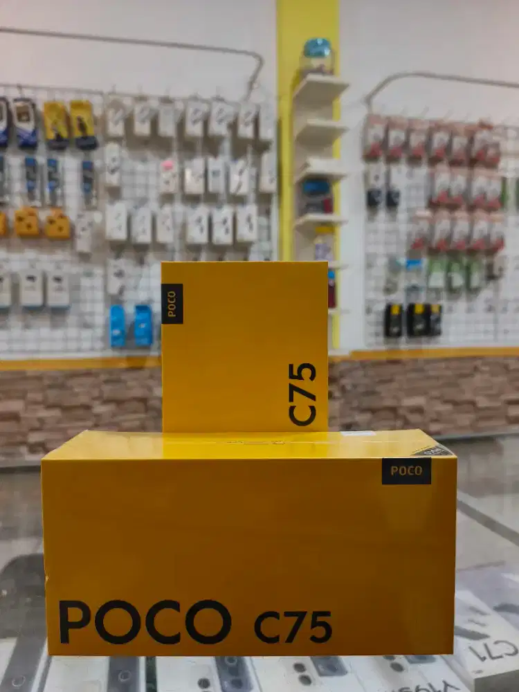 POCO C75 6/128GB GARANSI RESMI, HARGA GLOSIR!!