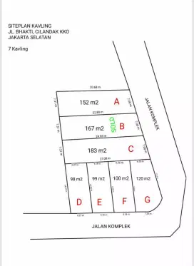 Dijual Tanah Kavling Dekat Transmart Cilandak KKO Jakarta Selatan