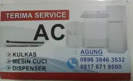 JASA SERVICE PASANG BONGKAR CUCI AC, MESIN CUCI, DISPENSER, DLL