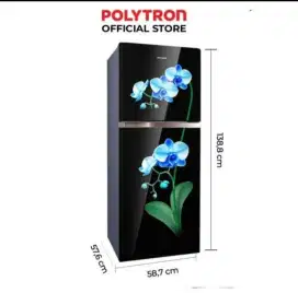Kulkas Polytron 2 pintu