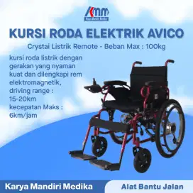 Kursi Roda AVICO CRYSTAL Elektrik / Kursi Roda Listrik Murah