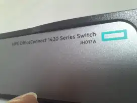 Switch Hub HP ARUBA HPE 24 port like new murah