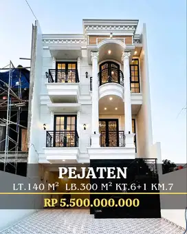 DI JUAL RUMAH BARU 3 LANTAI DI PEJATEN JAKARTA SELATAN