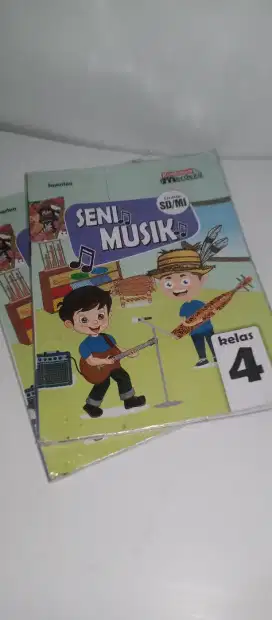 Buku bekas SD kelas 4 tema 6 cita-citaku informatika TIK Seni Musik