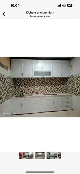 Kichenset anti rayap / aluminium