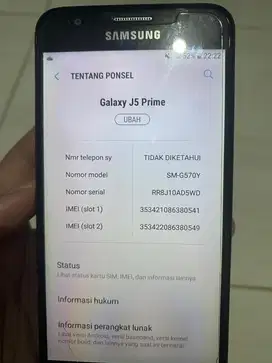 JUAL CEPAT SAMSUNG GALAXY J5 PRIME