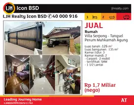 Rumah di Villa serpong 1.5 lantai Tangerang selatan
