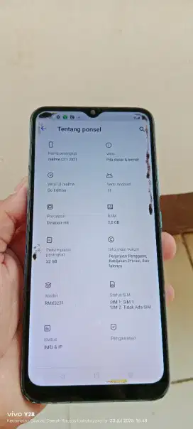 Realme c11.  2/32. Mnus.noda kya di fto norml smua orian