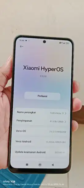 Redmi not. 12. Resmi 8+8/128 hp cas biasa pmkyan ja NFC