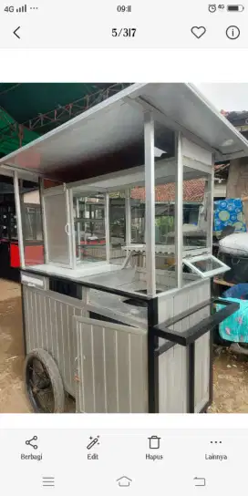 Di jual gerobak bekas jualan cireng